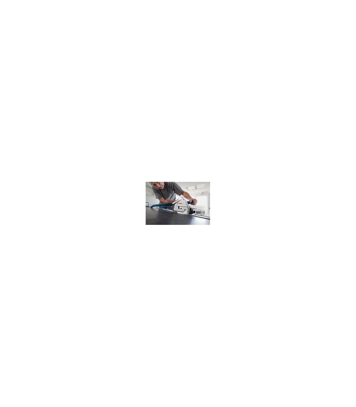Scie circulaire BOSCH GKT 55GCE LBOXX + FSN 1600