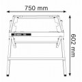 Piétement roulant pour scie à table BOSCH GTA 6000