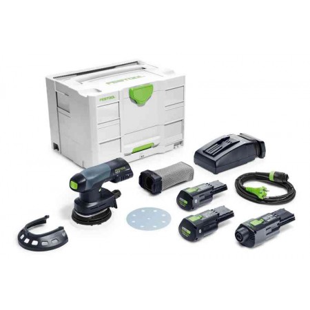 Ponceuse excentrique sans fil ETSC 125 Li 3,1-Set FESTOOL