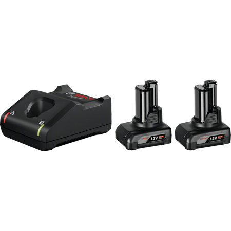 Pack 2 batteries GBA 12V 6.0Ah + GAL 12V-40