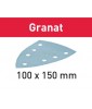 Abrasifs Granat 100 x 150 mm pour enduits, apprêts, laques FESTOOL