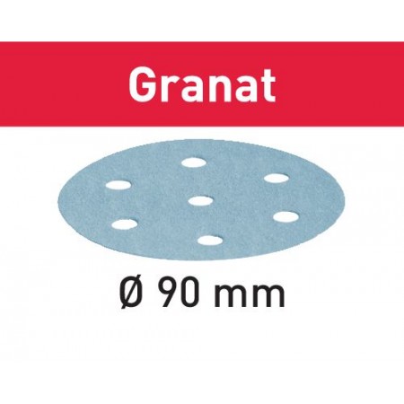 Abrasifs Granat D90 mm pour enduits, apprêts, laques FESTOOL