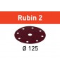 Disque abrasifs Rubin D125 mm pour bois FESTOOL