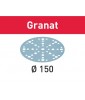 Disque abrasifs Granat D150 mm pour enduits, apprêts, laques FESTOOL