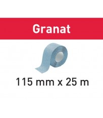  Abrasifs Granat 115mm x 25m en rouleau pour ponçage manuel FESTOOL 