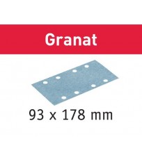 Abrasifs Granat 93 x 178 mm pour enduits, apprêts, laques FESTOOL