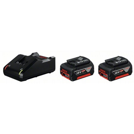 Pack 2 batteries GBA 18V 4,0Ah + GAL 18V-40 BOSCH