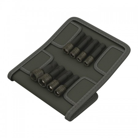 Jeu de 8 douilles 6 pans 1/4" WERA 