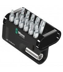 Coffret de 12 embouts de vissage bois "Bit-Check 12 Bitorsion" WERA