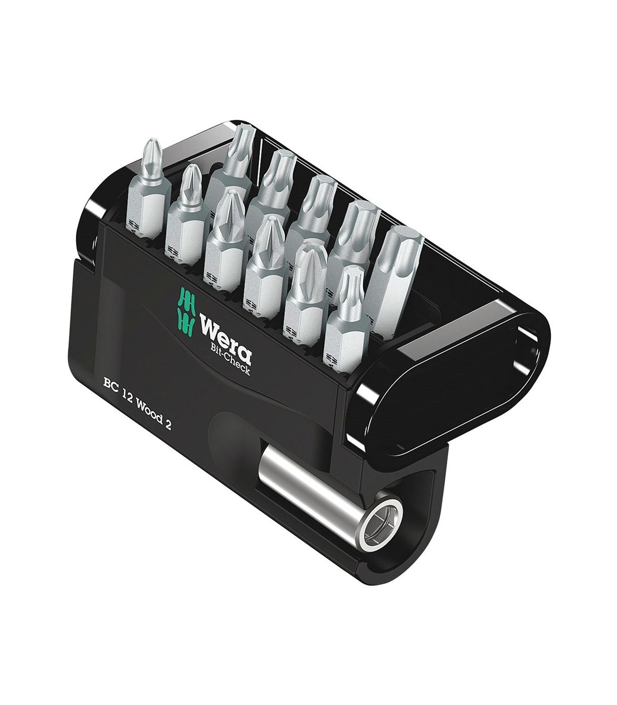 Coffret de 12 embouts de vissage bois "Bit-Check 12 Bitorsion" WERA