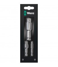 Set de 3 raccords à tige 6 pans "870/4/7 Jeux A SB" WERA