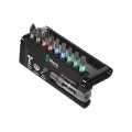 Coffret de 9 embouts de vissage + 1 Porte embout "Bit-Check 10 Impaktor 1 SB" WERA