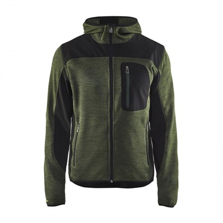 Veste tricotée à capuche BLAKLADER