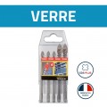 Coffret de 5 forets ceratile pour verre SDS Plus - Diager