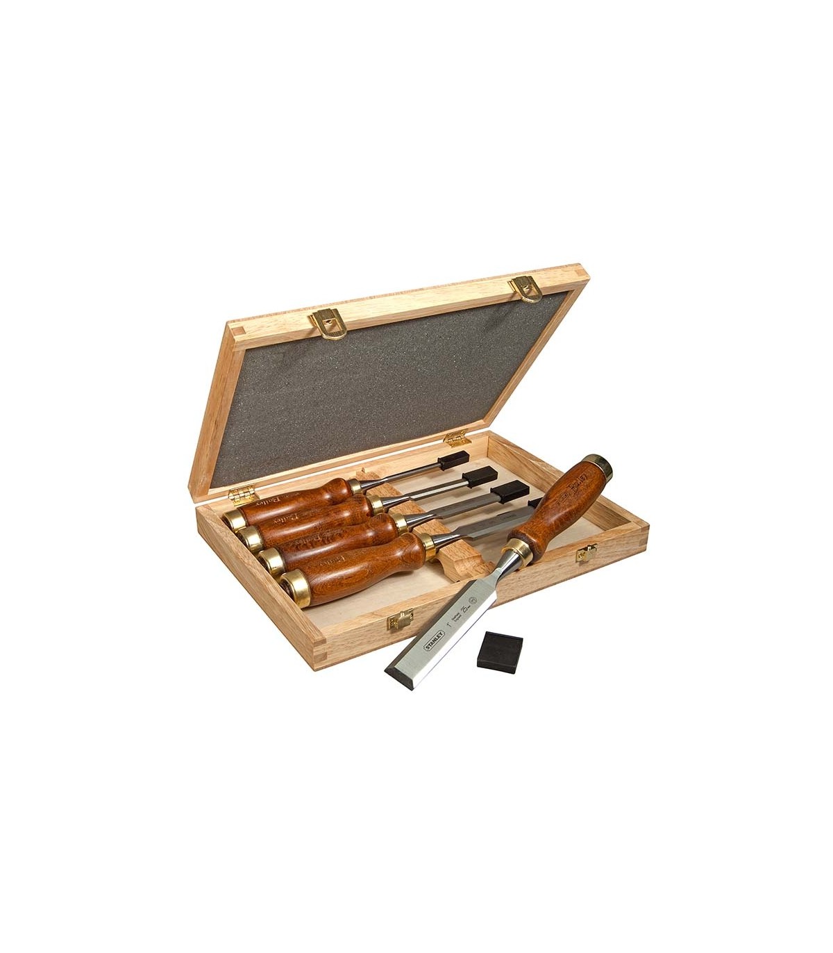 Coffret de 5 ciseaux à bois Stanley 6-10-15-20-25 mm 2-16-888