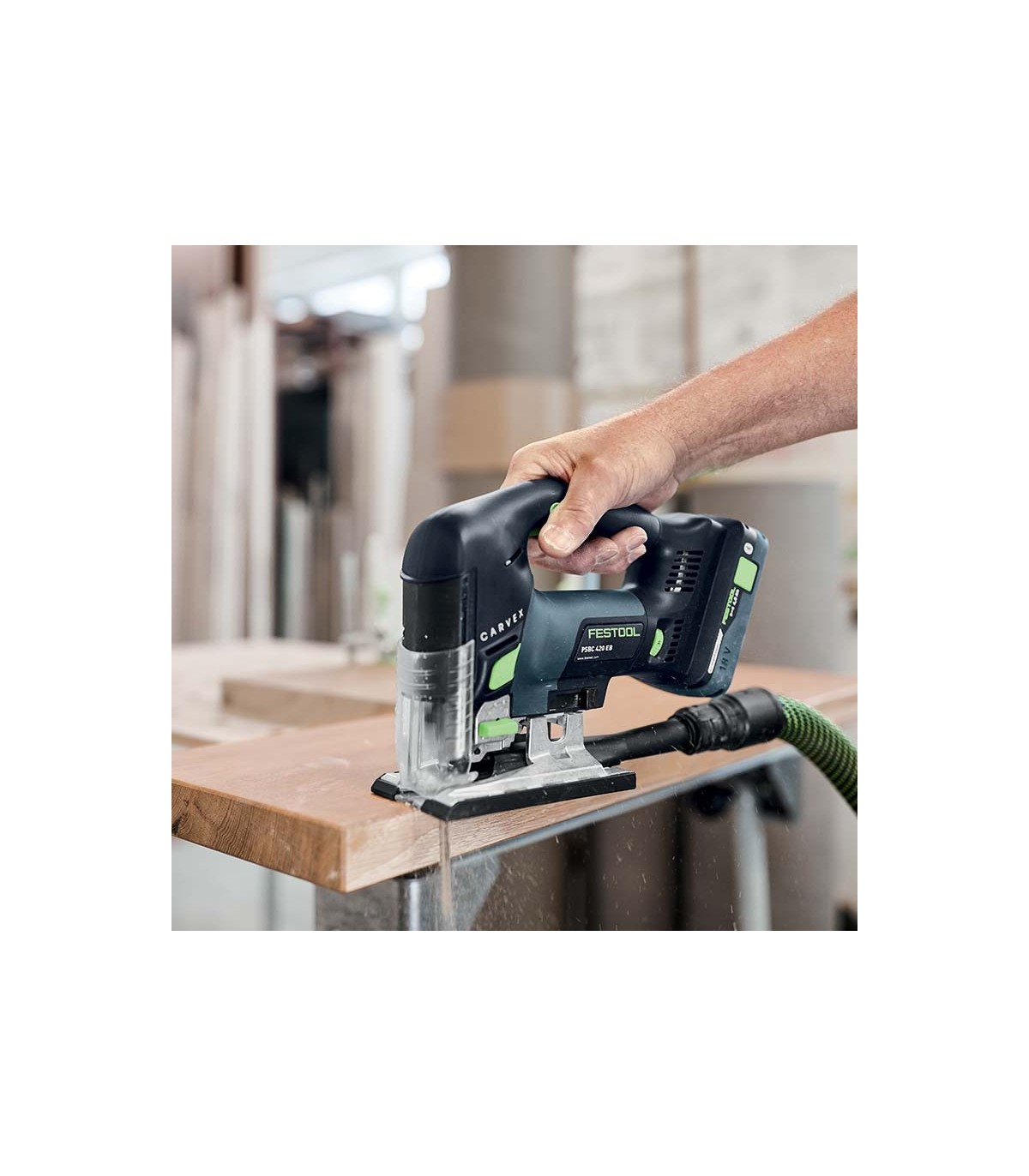 Scie sauteuse sans fil CARVEX PSBC 420 EB-PLus Li 15 FESTOOL