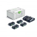 Set énergie SYS 18V 4x4,0 TCL 6 DUO FESTOOL