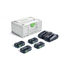 Set énergie SYS 18V 4x4,0 TCL 6 DUO FESTOOL