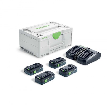 Set énergie SYS 18V 4x4,0 TCL 6 DUO FESTOOL