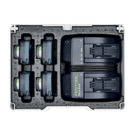 Set énergie SYS 18V 4x4,0 TCL 6 DUO FESTOOL