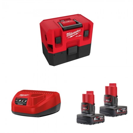 Aspirateur eau et poussière 12V FVCL-0 Milwaukee