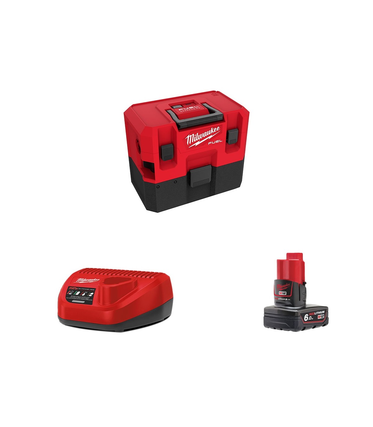 Aspirateur eau et poussière 12V FVCL-0 Milwaukee