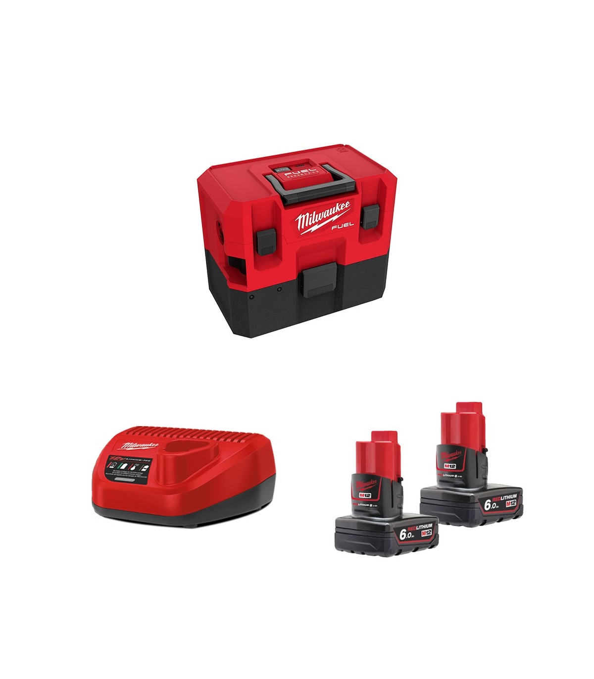 Aspirateur eau et poussière 12V FVCL-0 Milwaukee