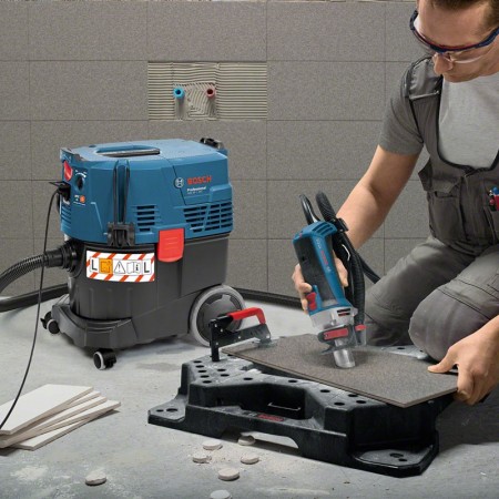Ponceuse à bras GTR 55-225 + Aspirateur GAS 35 L AFC BOSCH