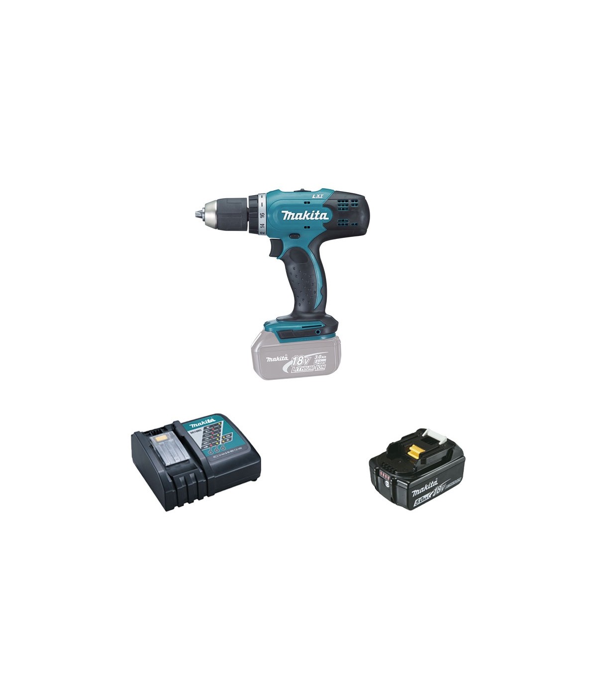 Perceuse visseuse 18V LXT DDF453 MAKITA