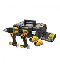 Pack Perceuse-visseuse DCD805 + Visseuse à chocs DCF850 DEWALT