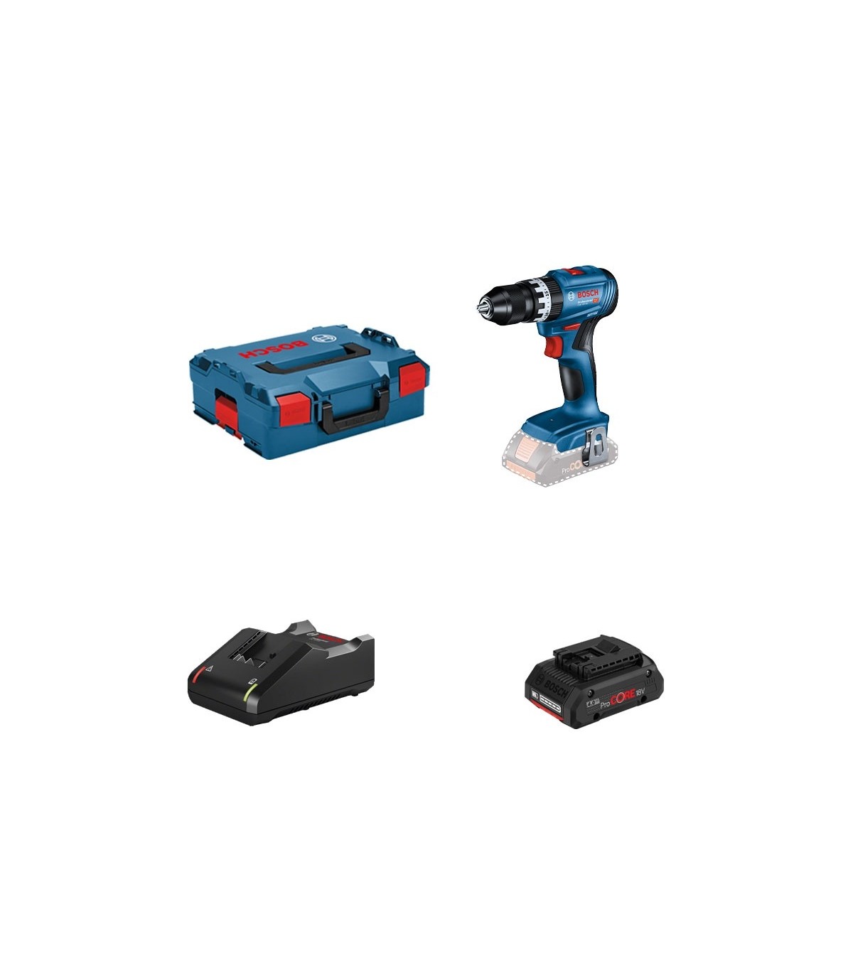 Perceuse-visseuse à percussion GSB 18V-45 BOSCH