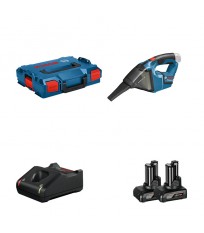 Aspirateur GAS 12V + 2 batteries 12V 6 Ah + 1 chargeur GAL 12V-40 BOSCH