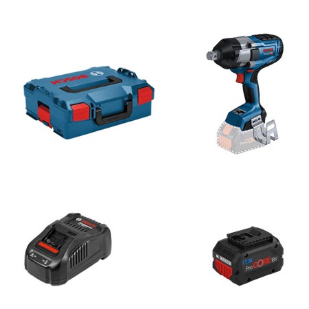 Boulonneuse GDS 18V-1050 H + 1 batterie Procore 18V 5.5 Ah + 1 chargeur GAL 1880 CV BOSCH