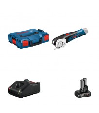 Cisaille GUS 12 V-300 + 1 batterie 12V 6 Ah + 1 chargeur GAL 12V-40 BOSCH