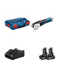 Cisaille GUS 12 V-300 + 2 batteries 12V 6 Ah + 1 chargeur GAL 12V-40 BOSCH