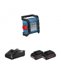 Lampe GLI 18V-1200 C + 2 batteries Procore 18V 4 Ah + 1 chargeur GAL 18V-40 BOSCH