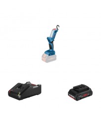 Lampe GLI 18V-300 + 1 batterie Procore 18V 4 Ah + 1 chargeur GAL 18V-40 BOSCH