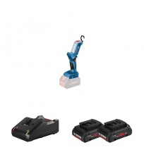 Lampe GLI 18V-300 + 2 batteries Procore 18V 4 Ah + 1 chargeur GAL 18V-40 BOSCH