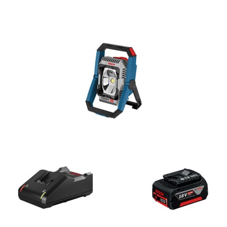 Lampe GLI 18V-2200 C + 1 batterie GBA 18V 4 Ah + 1 chargeur GAL 18V-40 BOSCH