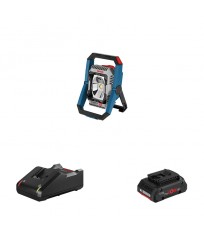 Lampe GLI 18V-2200 C + 1 batterie Procore 18V 4 Ah + 1 chargeur GAL 18V-40 BOSCH