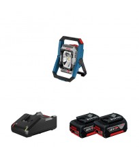 Lampe GLI 18V-2200 C + 2 batteries GBA 18V 4 Ah + 1 chargeur GAL 18V-40 BOSCH