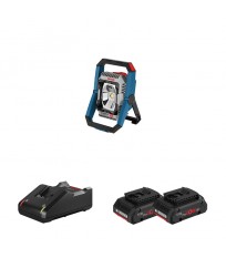 Lampe GLI 18V-2200 C + 2 batteries Procore 18V 4 Ah + 1 chargeur GAL 18V-40 BOSCH