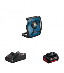 Lampe sans fil GLI 18V-4000 C + 1 batterie GBA 18V 4 Ah + 1 chargeur GAL 18V-40 BOSCH