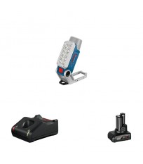 Lampe torche GLI 12V-330 + 1 batterie 12V 6 Ah + 1 chargeur GAL 12V-40 BOSCH
