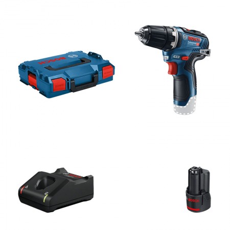 Perceuse visseuse GSR 12V-35 + 1 batterie 12V 3 Ah + chargeur GAL 12V-40 BOSCH