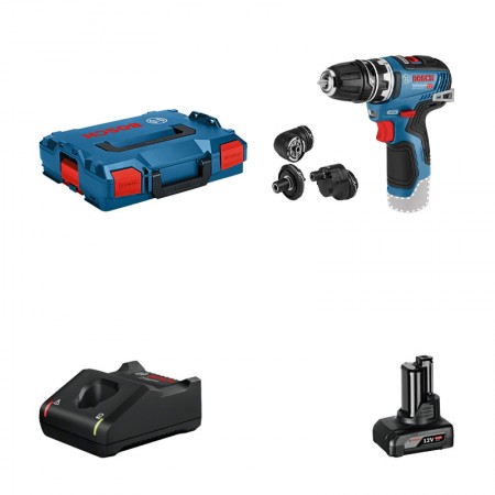 Perceuse-visseuse GSR 12V-35 FC + 1 batterie 12V 6 Ah + chargeur GAL 12V-40 BOSCH