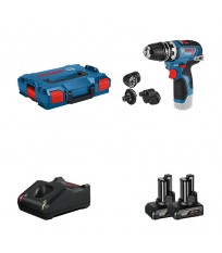 Perceuse-visseuse GSR 12V-35 FC + 2 batteries 12V 6 Ah + chargeur GAL 12V-40 BOSCH