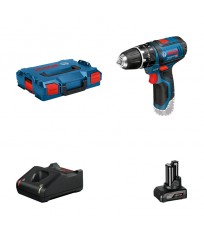 Perceuse-visseuse à percussion GSB 12 V-15 + 1 batterie 12V 6 Ah + chargeur GAL 12V-40 BOSCH