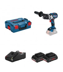 Perceuse-visseuse GSR 18 V-110 C + 2 batteries Procore 18V 4 Ah + 1 chargeur GAL 18V-40 BOSCH