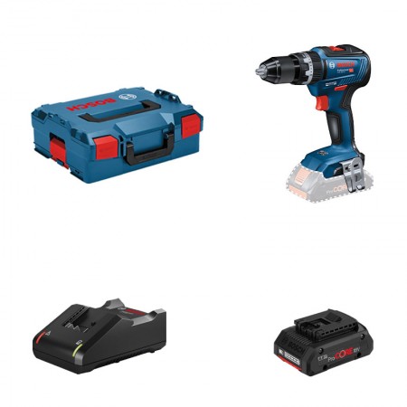 Perceuse-visseuse GSB 18V-55 + 1 batterie Procore 18V 4 Ah + 1 chargeur GAL 18V-40 BOSCH